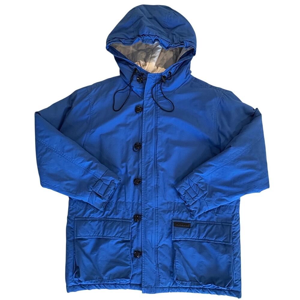 Ralph by Ralph Lauren Vintage 90’s Hooded Royal Blue Ski Parka Women Medium prep